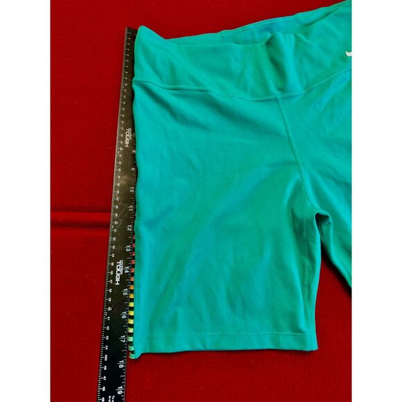 Nike Women's Dri-Fit Compression Shorts Teal Green Size L - Picture 9 of 11